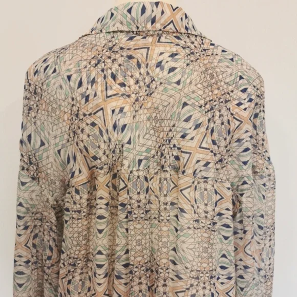 Free People Multicolor Patterned Blouse - Picture 5 of 10